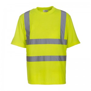 Tee shirt fluo HVJ410 marque Yoko - couleur jaune fluo