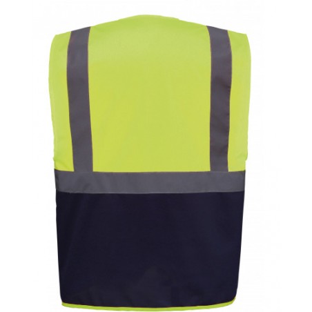 Gilet Réfléchissant Fluo Pour Running Et Vélo - Homme Et Femme - Taille Réglable (60-98 Cm) - Visibilité Jusqu'à 200m