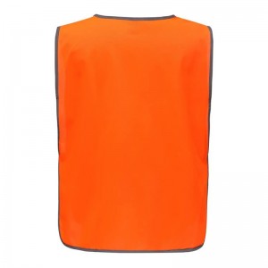 Chasuble personnalisable couleur orange fluo