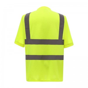 Personnalisation du tee shirt fluo HVJ410 jaune fluo de la marque Yoko