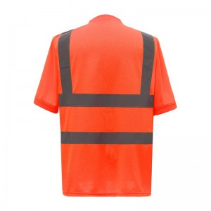 Personnalisation du tee shirt fluo HVJ410 orange fluo de la marque Yoko