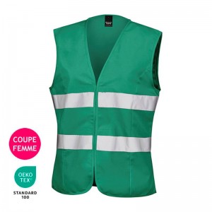 Gilet De Sécurité Haute Visibilité – Taille 3XL Vert Lime – Bandes Réfléchissantes 3M, Fermeture Auto-agrippante