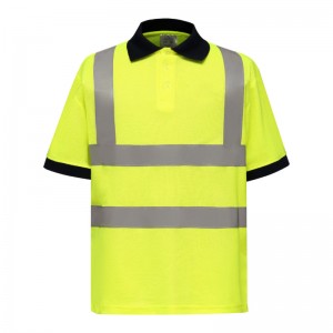 Polo haute visibilité jaune...