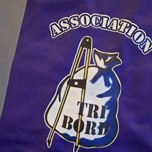 Gilet de sécurité violet personnalisé pour l'association Tri Bord